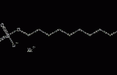 正癸基硫酸钠结构式