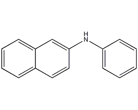 N-苯基-2-萘胺结构式