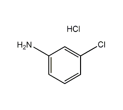 间氯苯胺盐酸盐结构式