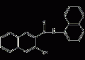 3-羟基-N-(1-萘基)-2-萘甲酰胺结构式