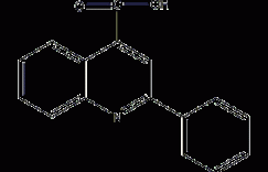 2-苯基-4-喹啉羧酸结构式