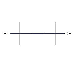 2,5-二甲基-3-己炔-2,5-二醇结构式