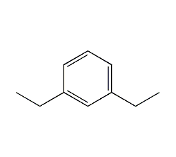 间二乙苯结构式