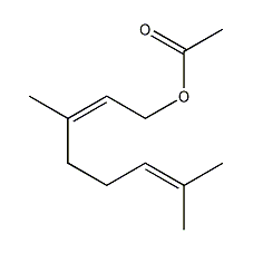 乙酸橙花酯结构式