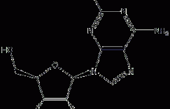 2-氟腺苷结构式