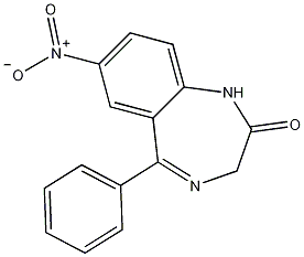 硝西泮结构式