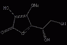 抗坏血酸钠盐结构式