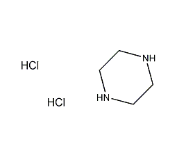 哌嗪二盐酸盐结构式