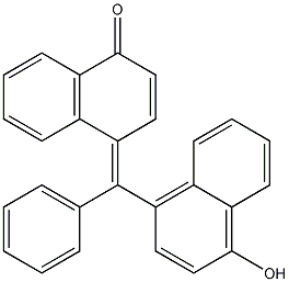 α-萘酚苯甲醇结构式