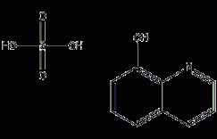 8-羟基喹啉硫酸盐结构式