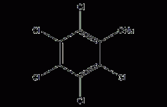 五氯苯酚钠盐结构式