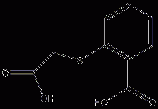 邻羧甲基硫代苯甲酸结构式