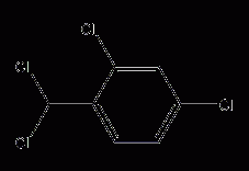 2,4-二氯-1-(二氯甲基)苯结构式