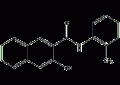 N-(3-羟基-2-萘甲酰基)邻甲苯胺结构式