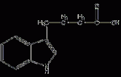 吲哚-3-丁酸结构式