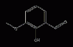 2-羟基-3-甲氧基苯甲醛结构式