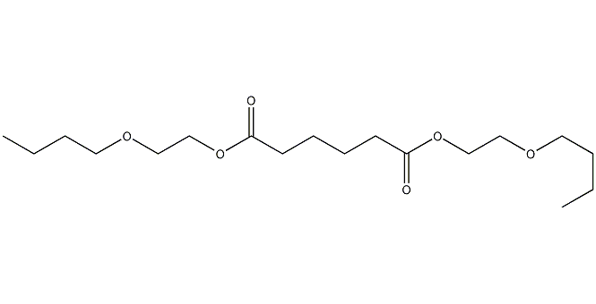 己二酸双(2-丁氧基乙)酯结构式