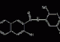 5'-氯-3-羟基-2'-甲基-2-萘甲酰苯胺结构式