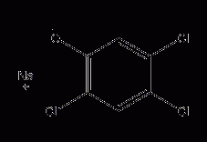 2,4,5-三氯苯酚钠结构式