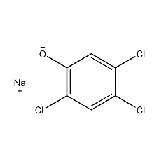 2,4,5-三氯苯酚钠结构式