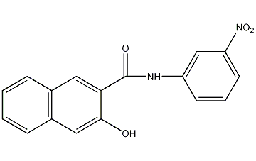 N-(3-羟基-2-萘甲酰基)间硝基胺结构式