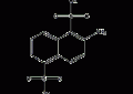 2-氨基-1,5-萘二磺酸结构式