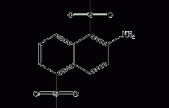 2-氨基-1,5-萘二磺酸结构式