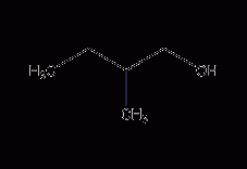 (±)-2-甲基-1-丁醇结构式