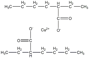 二乙基己酸铜结构式