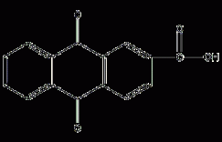 蒽醌-2-羧酸结构式