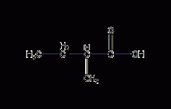 2-甲基丁酸结构式