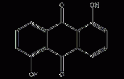 1,5-二羟基蒽醌结构式